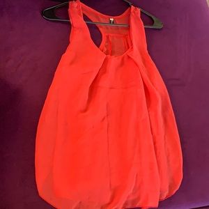 Coral Pink Top Size-M